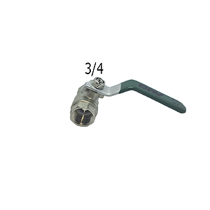 Válvula Esfera  3/4" Alavanca