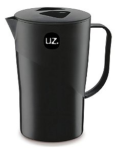 Jarra 2 Litros Plástica Para Água Suco Bpa Free Uz Preta