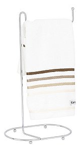 Suporte Porta Toalha Lavabo Pia Cromado Banheiro Arthi