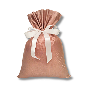 Saco de Presente Soft Touch Champanhe