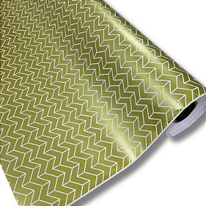 Papel De Presente Couche Bobina 40cm X 100m