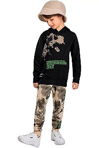 Conjunto moletom tyrannosauros