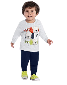Conjunto Bebê Menino Moletom
