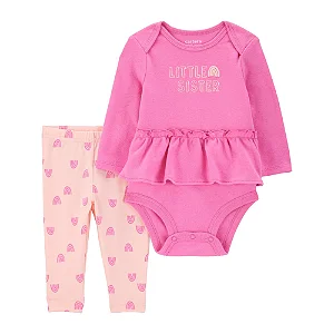 Conjunto menina Carter's Child of Mine, 2  peças - 12m