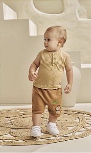 CONJUNTO MENINO REGATA EM MALHA FRESH E SHORT EM MOLETINHO