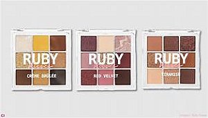 Ruby Kisses Paleta de Sombra 9 Cores
