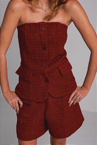 Blusa Deia - Bordo