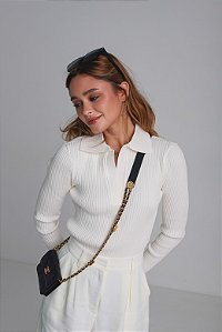 Blusa Tricot Nina - Off White