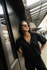 Camisa Jeans Lia - Black