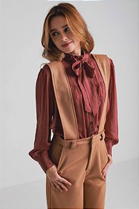 Blusa Gisela - Marrom