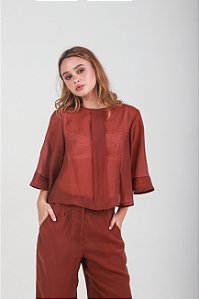 Blusa Sirena - Marrom
