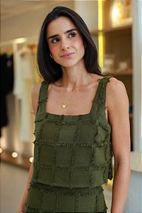 Top Maya - Verde Militar