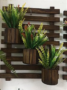 Painel de Madeira para Flores | Karina Flores