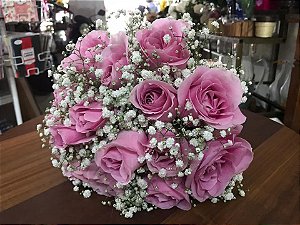 Buquê de Rosas Pink | Karina Flores