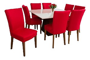 Capa De Cadeira Malha Gel Para Mesa De Jantar Varias Cores