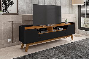 Rack Florença - PRETO FOSCO/NATURALLE