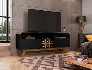 Rack Larimar Preto/Cinamomo