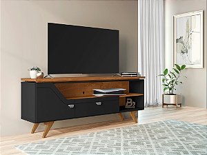 Rack Sevilha - PRETO FOSCO/NATURALLE