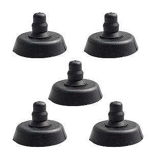 PÉ BORRACHA P/ CENTRÍFUGA BRITÂNIA KIT 5 UNIDADES BCR01BV