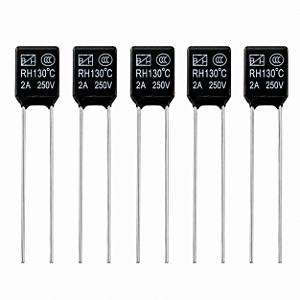 5x Fusível Térmico Para Ventilador 2a 250v - 130°C Graus