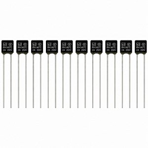 10x Fusível Térmico Para Ventilador 2a 250v - 140°C Graus