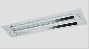 Luminária Embutir para 2 Lâmp. 28/54W T5 LED ou Fluor com fdo alum 238sare228 AI LUMIBRAS