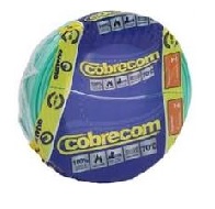 Cabo Flexivel 6,0mm VERDE 750v COBRECOM rolo c/ 100mts