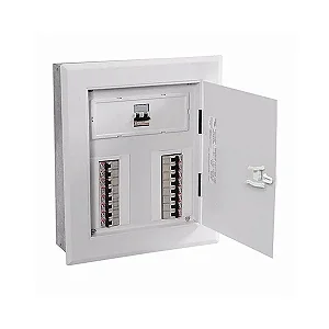 Quadro de Sobrepor 16DIN/12UL 100A 904365N BRANCO CEMAR