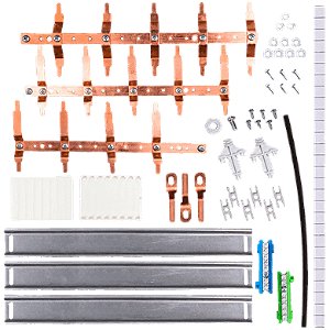 Kit barramento BIFASICO 56disj. DIN 225A 904551N CEMAR