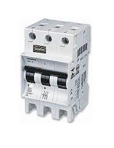Disjuntor Tripolar 06A 3P Din Curva C ref.: 5SX1 306-7 SIEMENS mod. ANTIGO