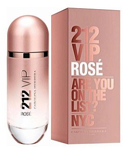 Perfume 212 VIP Rosé Carolina Herrera FemininoEau de Parfum - 125 ml