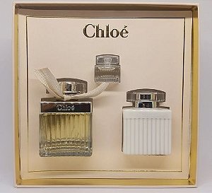 Kit Chloé Eau De Parfum 75ml + Creme Para Corpo 100ml + Miniatura 5ml - Feminino
