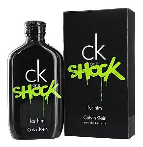 Perfume Ck Shock For Him Calvin Klein Eau De Toilette  Masculino 200ml