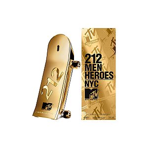 Perfume 212 Men Heroes NYC MTV Carolina Herrera Eau de parfum Lançamento