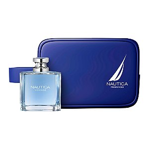 Kit Perfume Nautica Voyage Eau de Toilette Masculino 100ml + Necessaire Nautica