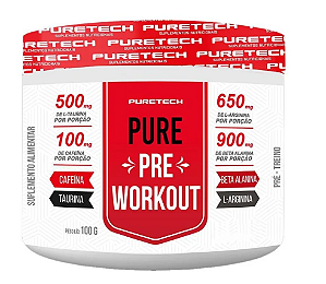 PRÉ TREINO PURETECH - UVA - 100g