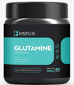 GLUTAMINA 300G BYOPURE -60 DOSES