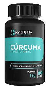 CÚRCUMA+PIMENTA PRETA BYOPURE -130MG (60 DOSES)