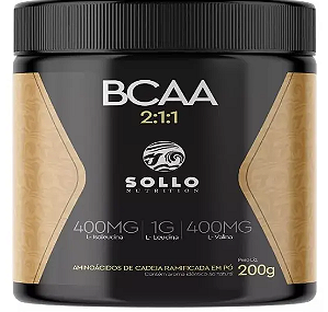 BCAA SOLLO 200G LIMÃO