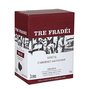 Vinho Tinto BAG IN BOX Valmarino Cabernet Sauvignon 3L