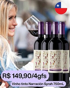 BOX Adega -Narracion Syrah (4gf)