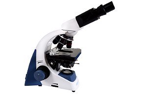Microscópio Biológico Binocular c/ Aumento de 40x a 1.600x LED 3W
