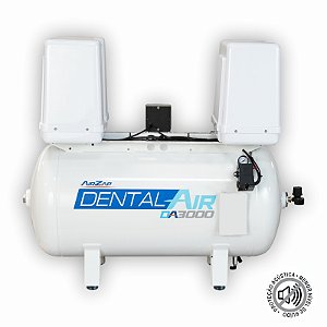 DA3000 150VFP Compressor de ar isento de óleo de 3 HP - Linha Dental Air