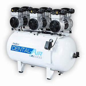 DA6000 150VF Compressor de ar isento de óleo, 6HP - Linha Dental Air