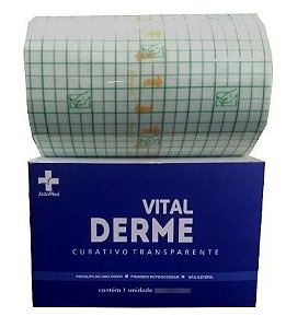 Curativo Filme Transparente Rolo 10cm X 10m Vital Derme