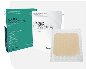 Curativo de Hidrofibra Com Prata 15cm X 15cm Casex