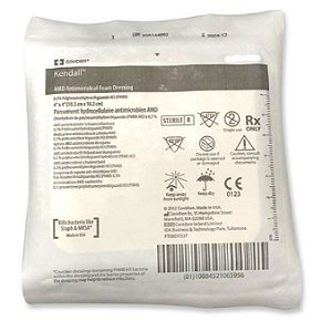 Curativo Espuma Antimicrobiana 15,2cm X 15,2cm Covidien