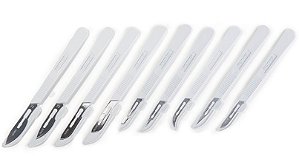 Bisturi Descartável Feather Aço Inox Nº11 C/10 Unidades