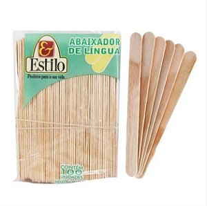 Abaixador De Língua Estilo C/100 Unidades