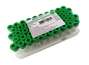 Mini Tubos Labor Import Heparina De Sódio 0,5ml C/50 Unidades